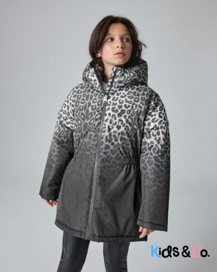smALLSAINTS Leopard Ombre Mac Coat