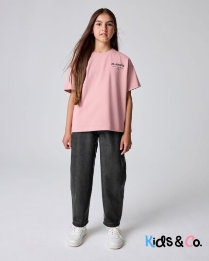 smALLSAINTS Black PU Barrel Leg Jeans